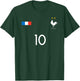 France Jersey Shirt 10 French Football Soccer Men Women Kids T-Shirt - T-Shirt | Forest