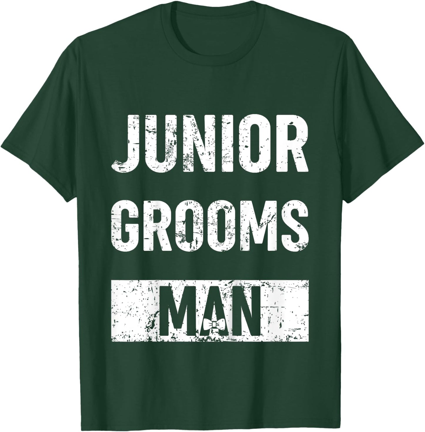 Kids Junior Groomsman Wedding Groom Gift Cute Little Party Man T-Shirt - T-Shirt | Forest