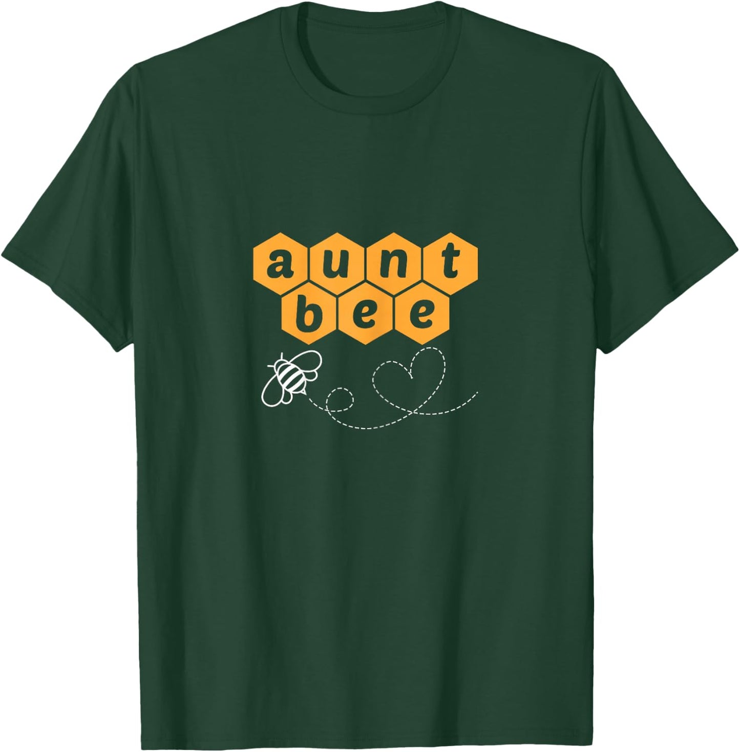 Aunt Bee Auntie Beekeeper Beekeeping Matching Family T-Shirt - T-Shirt | Forest