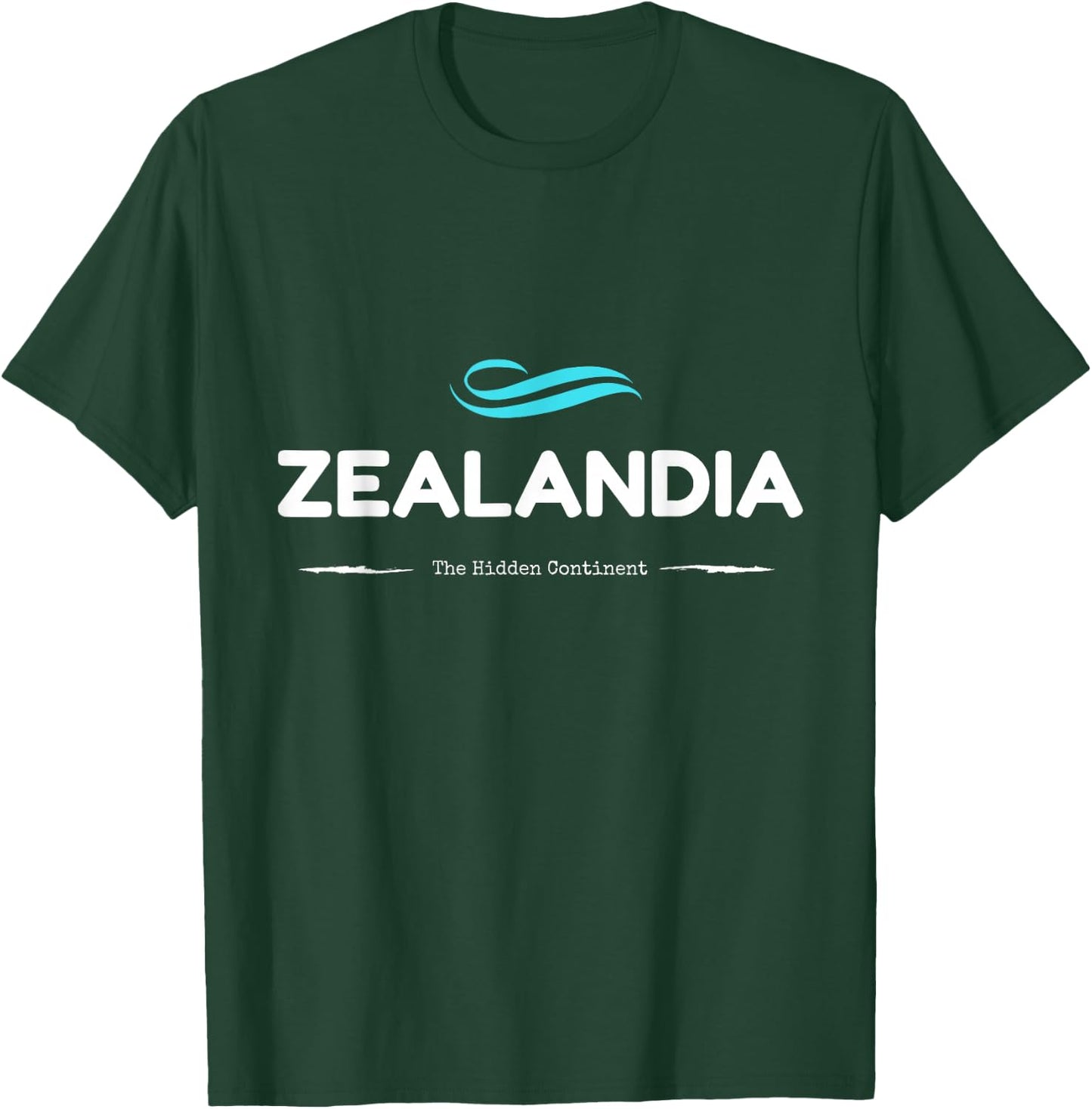 Zealandia - The Hidden Continent T-Shirt - T-Shirt | Forest
