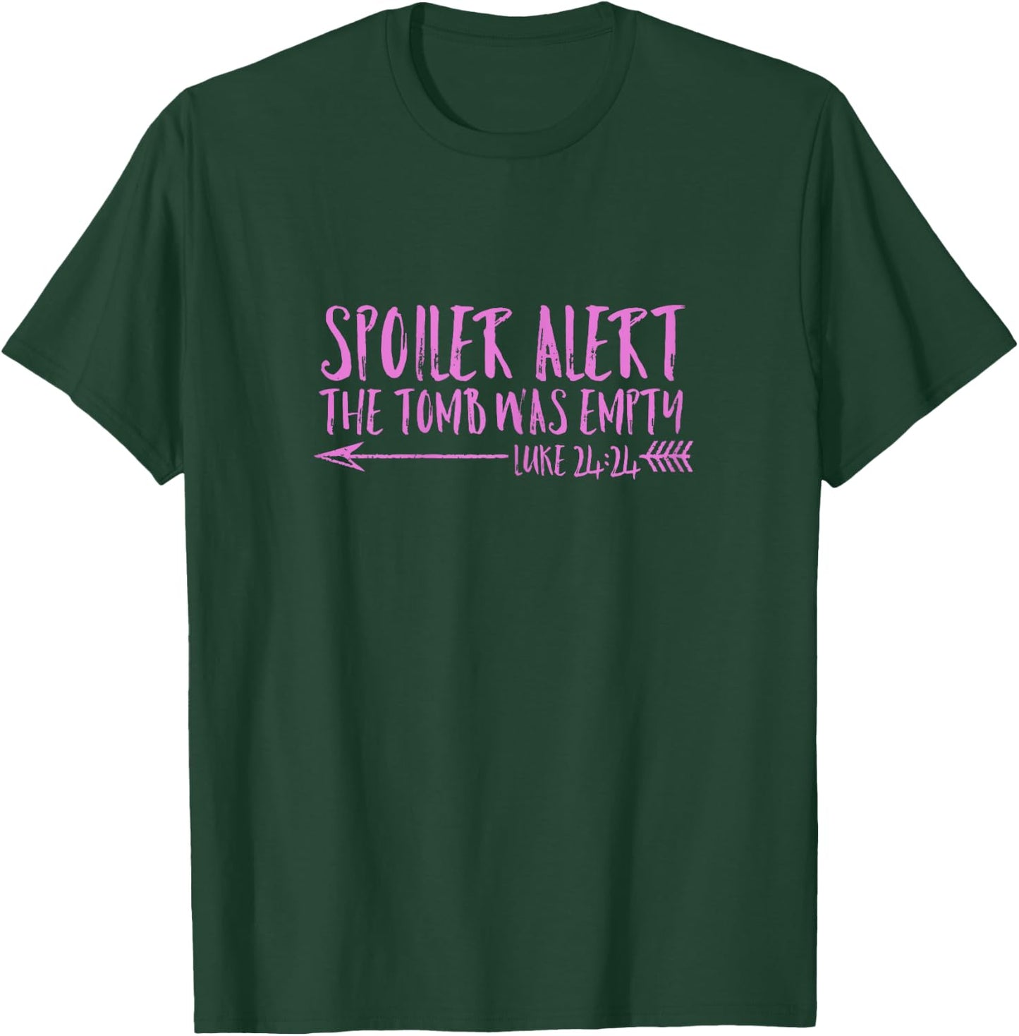 Spoiler Alert Tomb Was Empty | Christian Bible Easter Shirt T-Shirt - T-Shirt | Forest