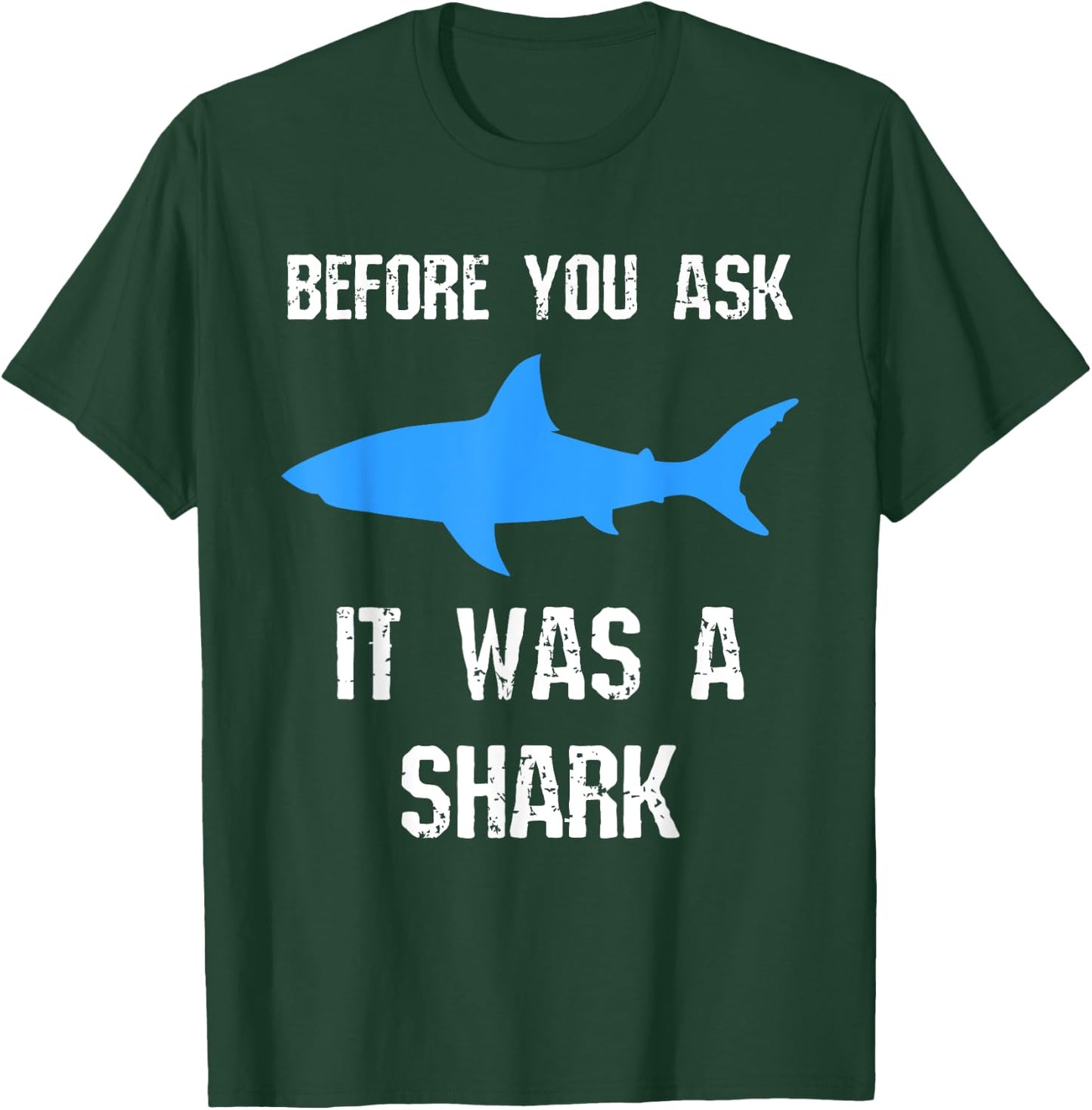 Funny Amputee Amputation Surgery Shark Humor T-Shirt - T-Shirt | Forest