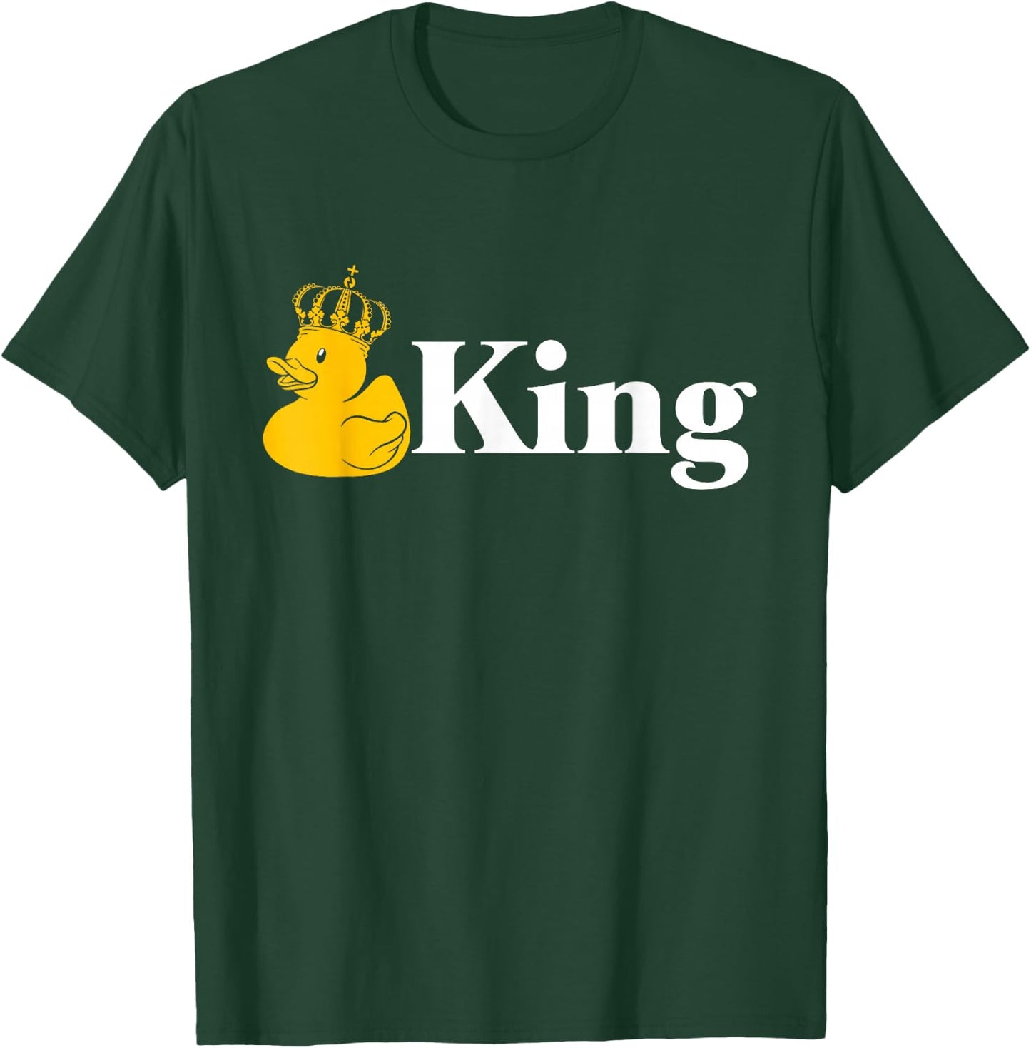 Rubber Duck Yellow Duck King T-Shirt - T-Shirt | Forest