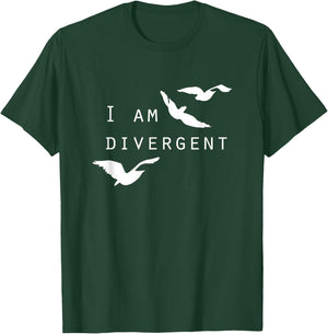 I am divergent, fantasy Book Lover T-Shirt - T-Shirt | Forest