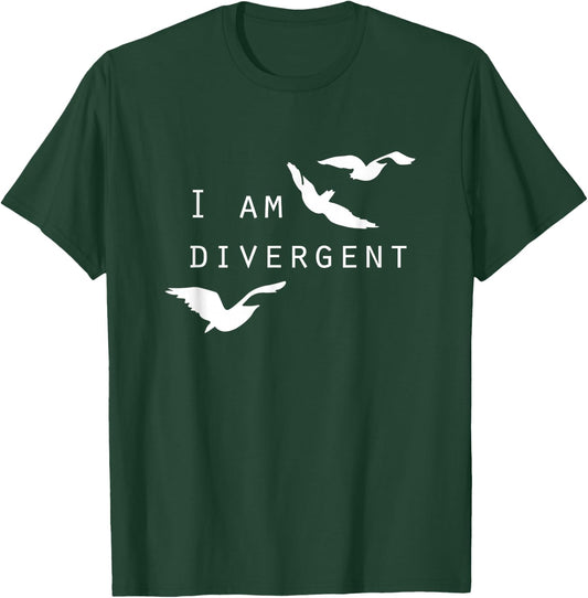 I am divergent, fantasy Book Lover T-Shirt - T-Shirt | Forest