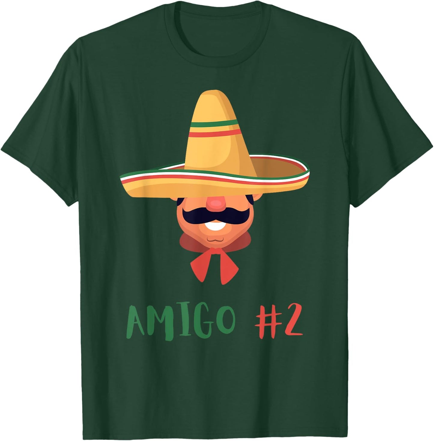 Funny Mexican Amigo #2 Group Matching DIY Halloween Costume T-Shirt - T-Shirt | Forest