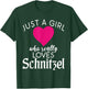 Just a Girl who really loves Schnitzel German Schnitzel T-Shirt - T-Shirt | Forest