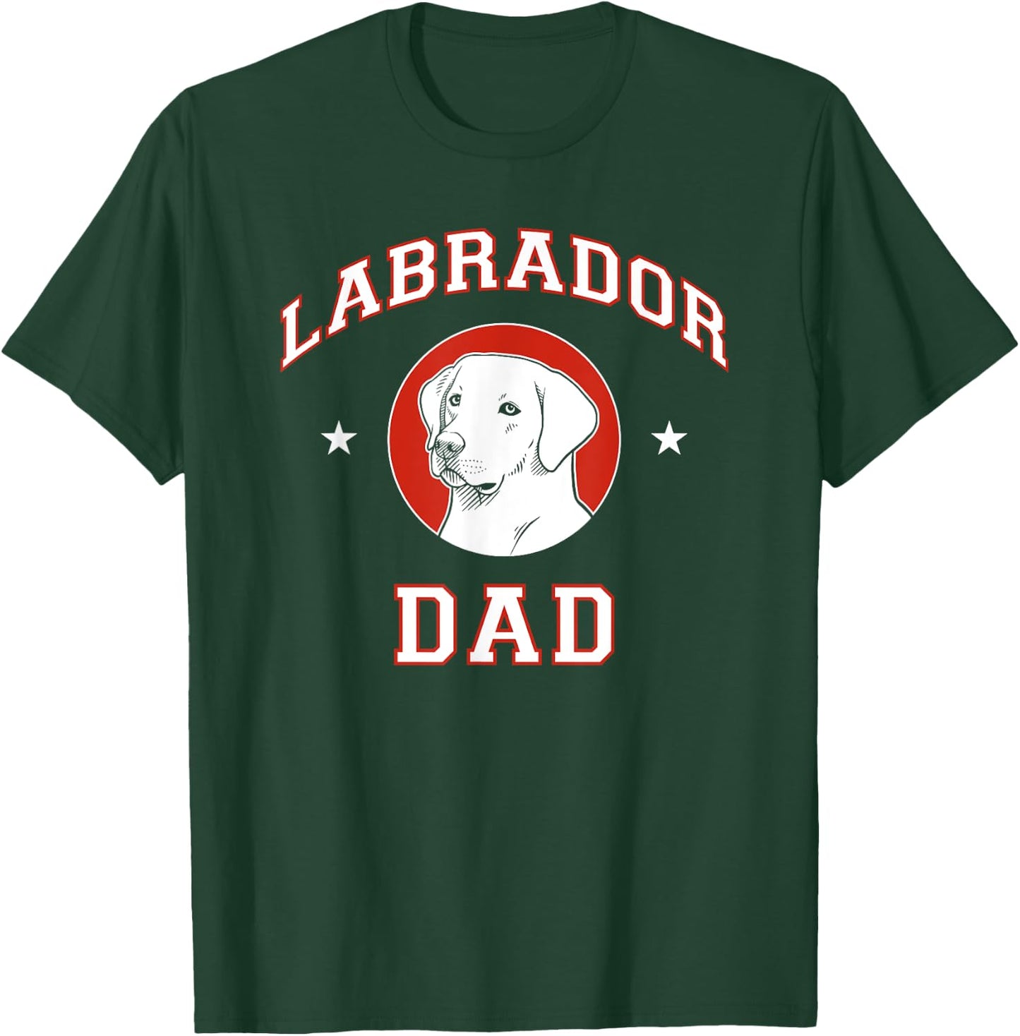 Labrador Retriever Dad Dog Father T-Shirt - T-Shirt | Forest