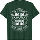 Tattoo Nana Shirt | Funny Tattooed Grandma Mothers Day Gift T-Shirt - T-Shirt | Forest
