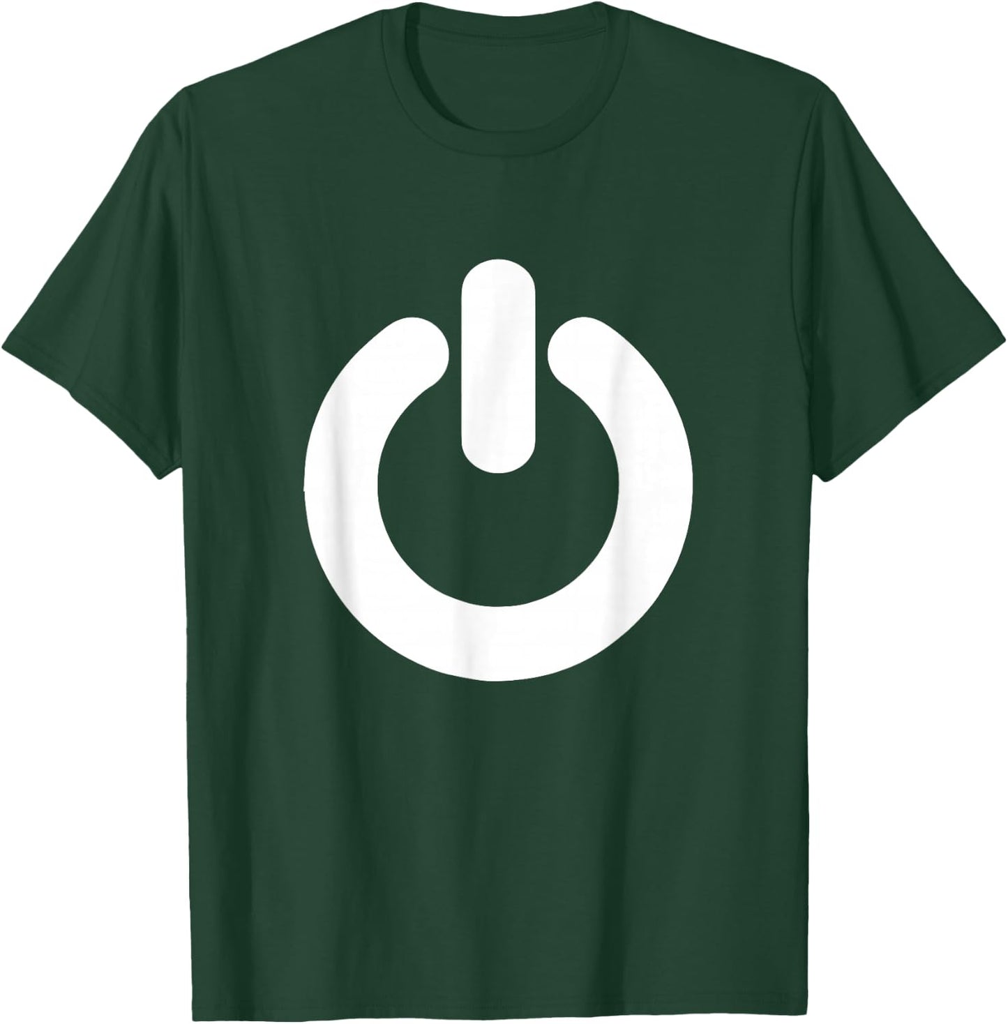 Power Button T Shirt & Gifts Power Button T-Shirt - T-Shirt | Forest