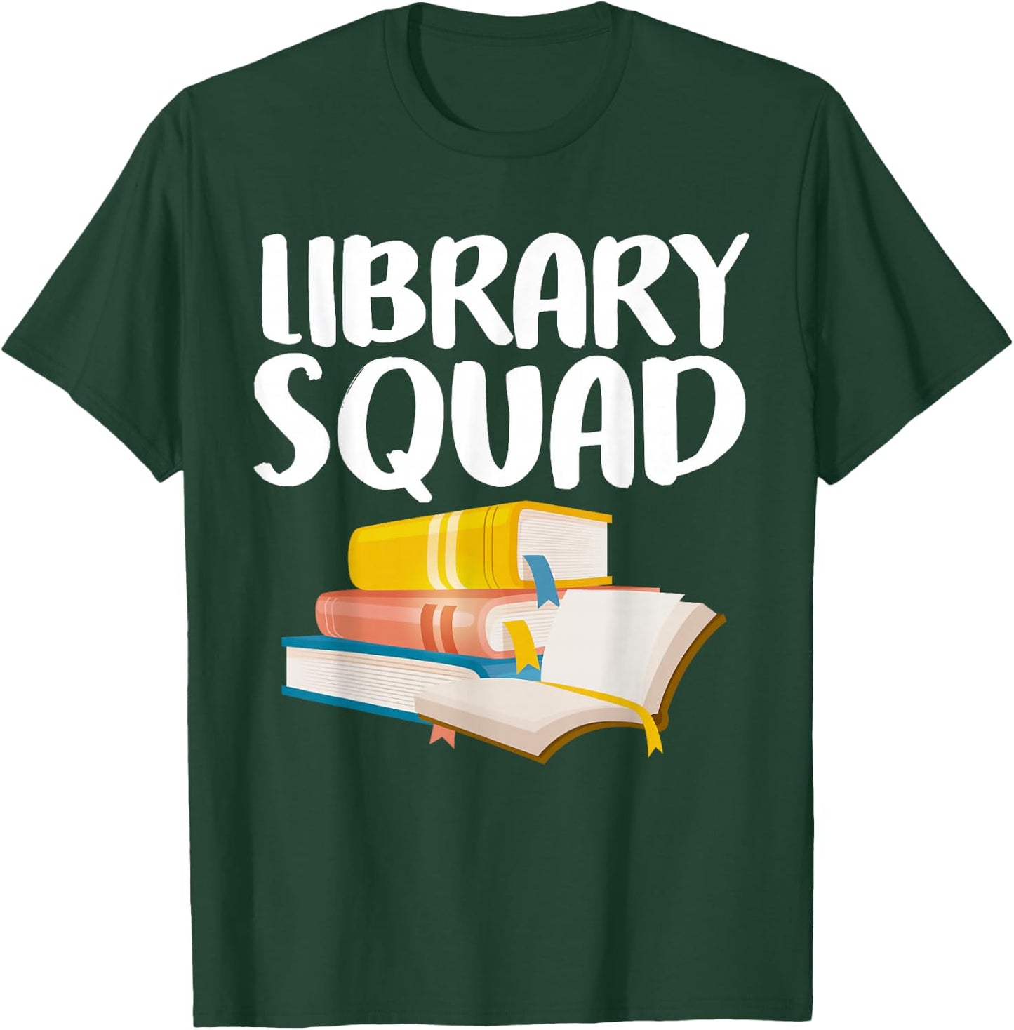 Funny Library Art Women Bookworm Book Lovers Readers T-Shirt - T-Shirt | Forest