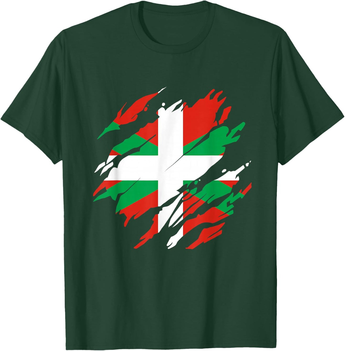 Basque Country Flag T-Shirt - T-Shirt | Forest