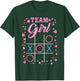 Fun Gender Reveal Baby Shower Party Team Girl Men Women Kids T-Shirt - T-Shirt | Forest