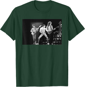 Queen Official Freddie Mercury Live B&W Photo T-Shirt - T-Shirt | Forest