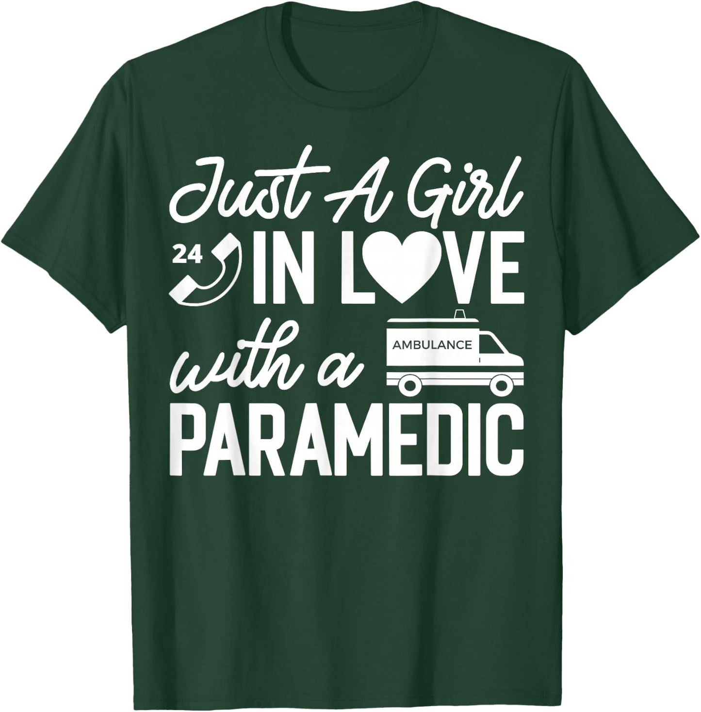 Paramedic Wife Apparel - Best Funny Paramedics Design T-Shirt - T-Shirt | Forest