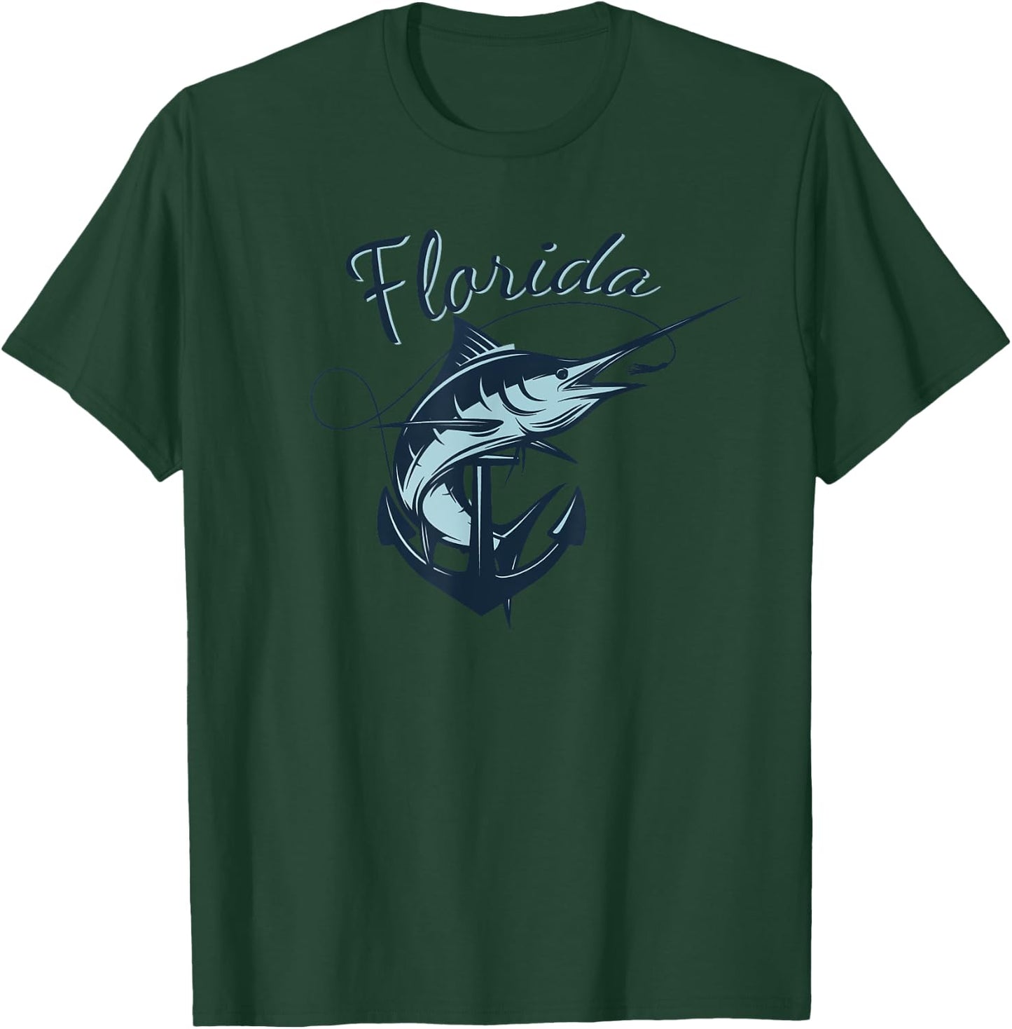 Marlin Florida T-Shirt - T-Shirt | Forest