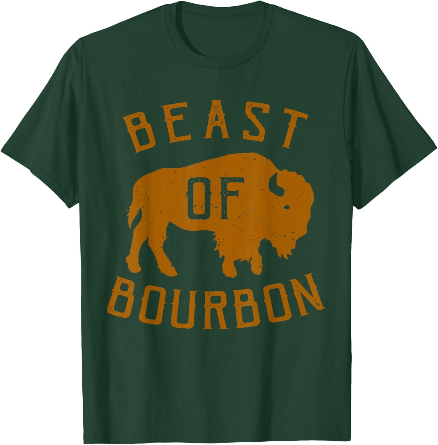 Beast of Bourbon Whiskey Drinker T-Shirt - T-Shirt | Forest