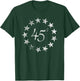 45 Squared Trump Betsy Ross Flag 2020 Second Term T-Shirt - T-Shirt | Forest