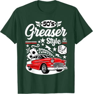 Rockabilly Sock Hop Party 50s Greaser Costumes Rock N Roll T-Shirt - T-Shirt | Forest