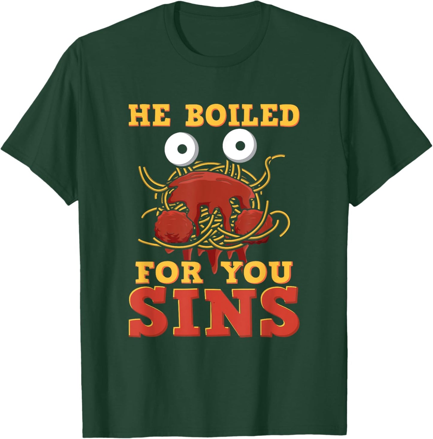flying spaghetti monster - FSM T-Shirt - T-Shirt | Forest