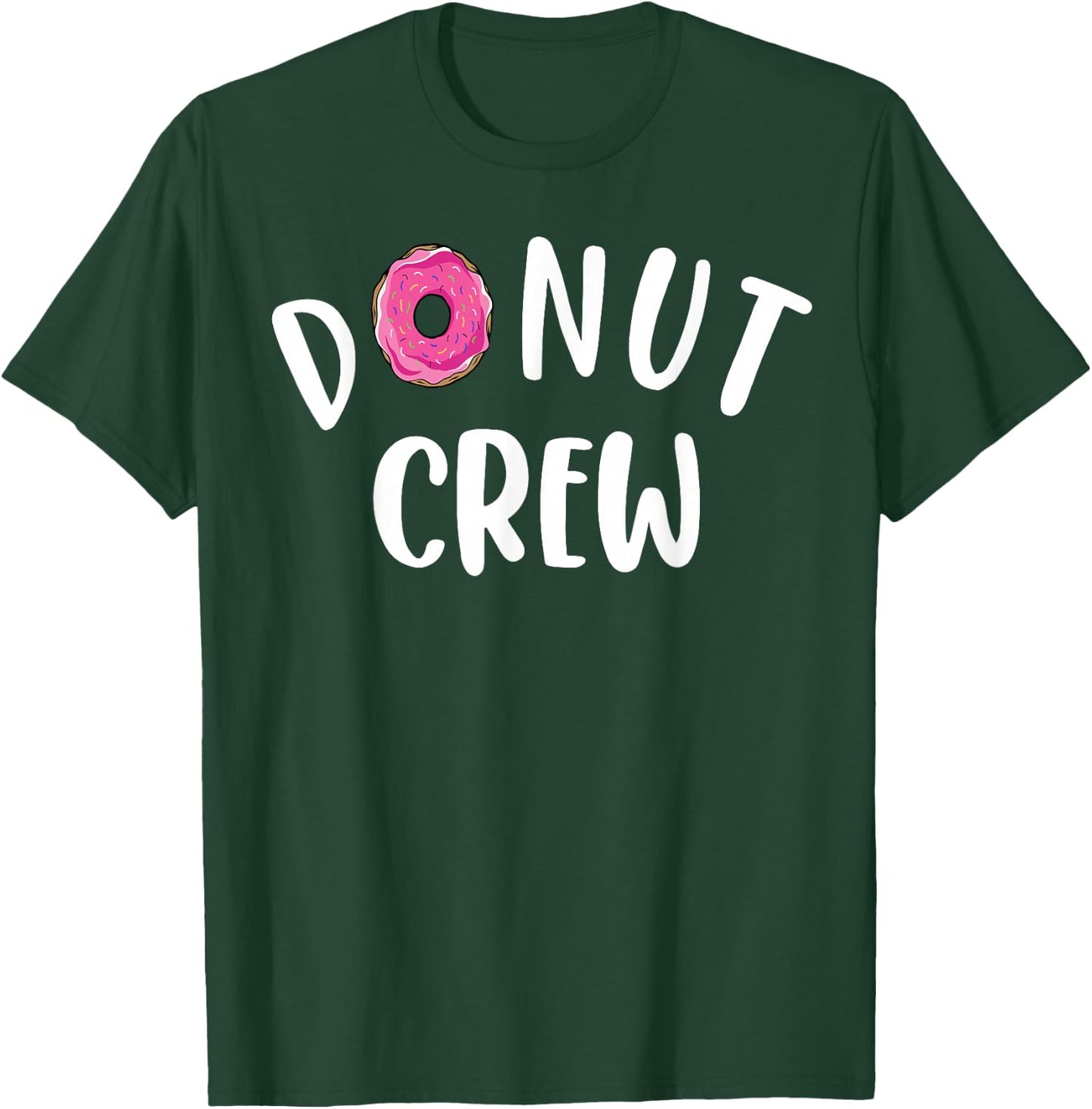 Funny Donut Crew Design Women Kids Donut Squad Lover T-Shirt - T-Shirt | Forest
