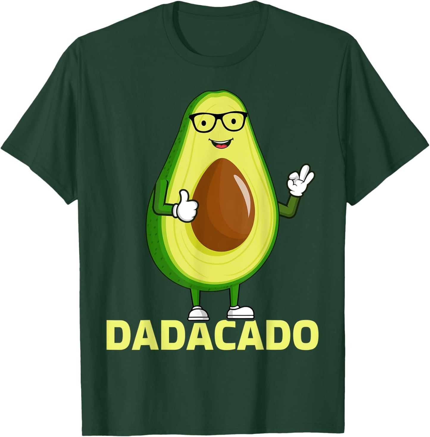 Avocado Lover Funny Dadacado Father's Day Avocado Dad T-Shirt - T-Shirt | Forest