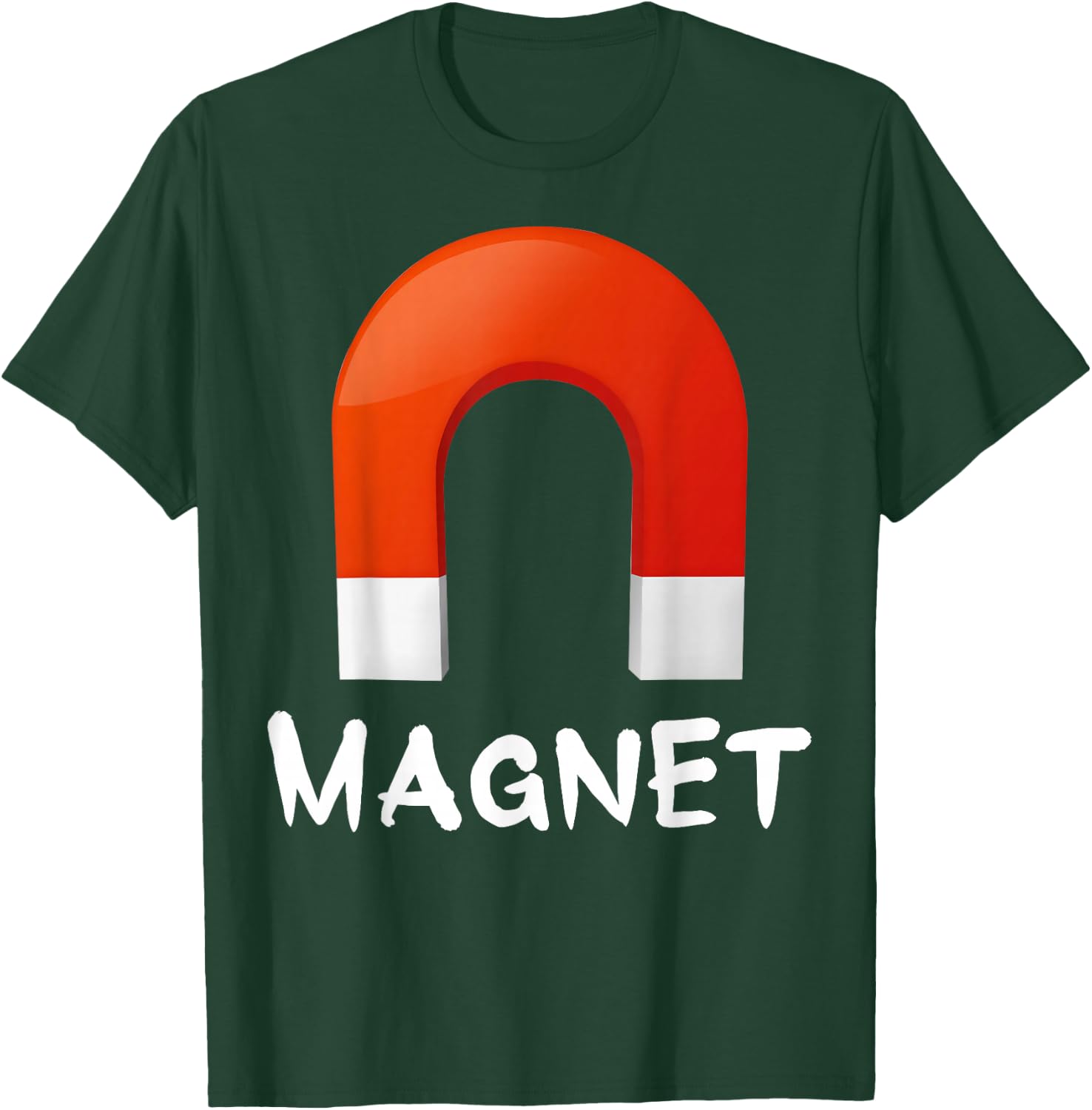 Magnet Halloween Costumes Shirt Matching For Couples T-Shirt - T-Shirt | Forest