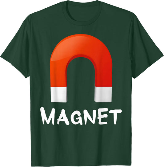 Magnet Halloween Costumes Shirt Matching For Couples T-Shirt - T-Shirt | Forest