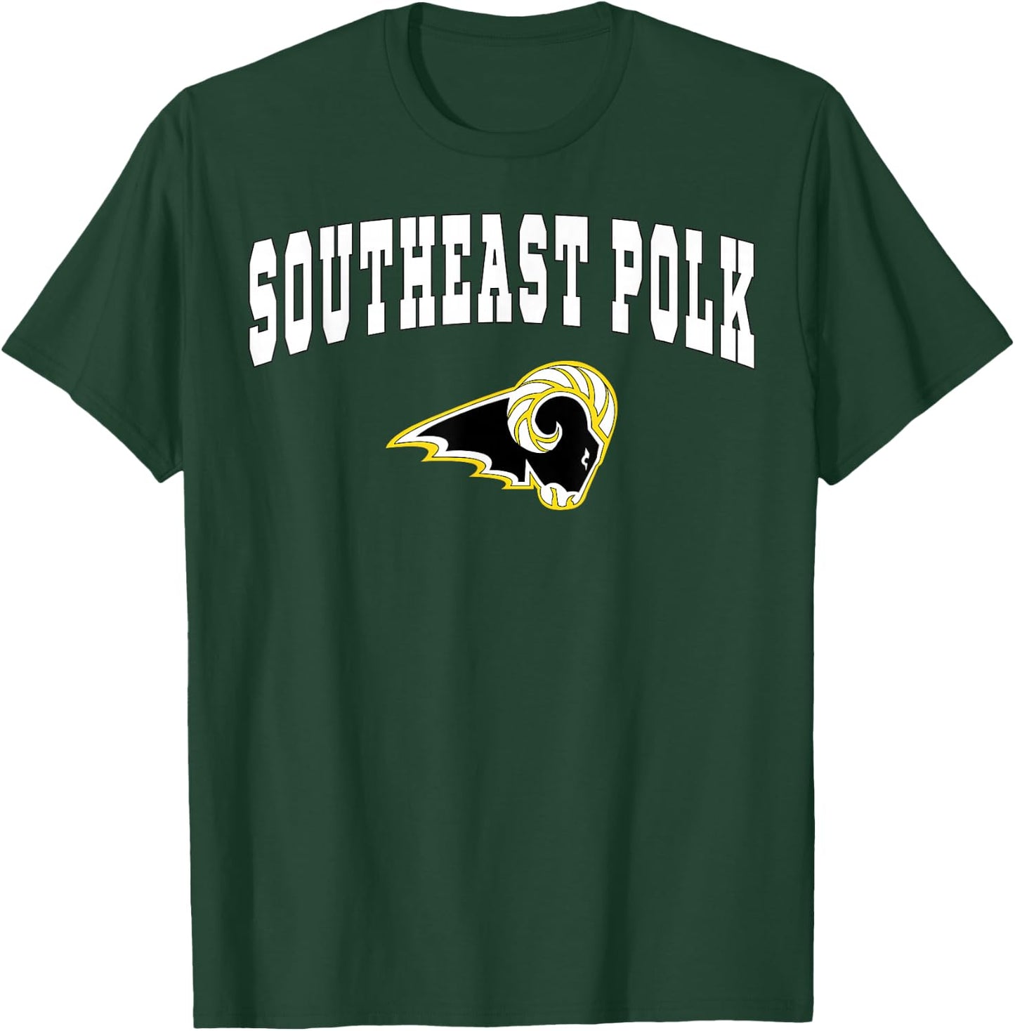 Southeast Polk High School Rams C2 T-Shirt - T-Shirt | Forest