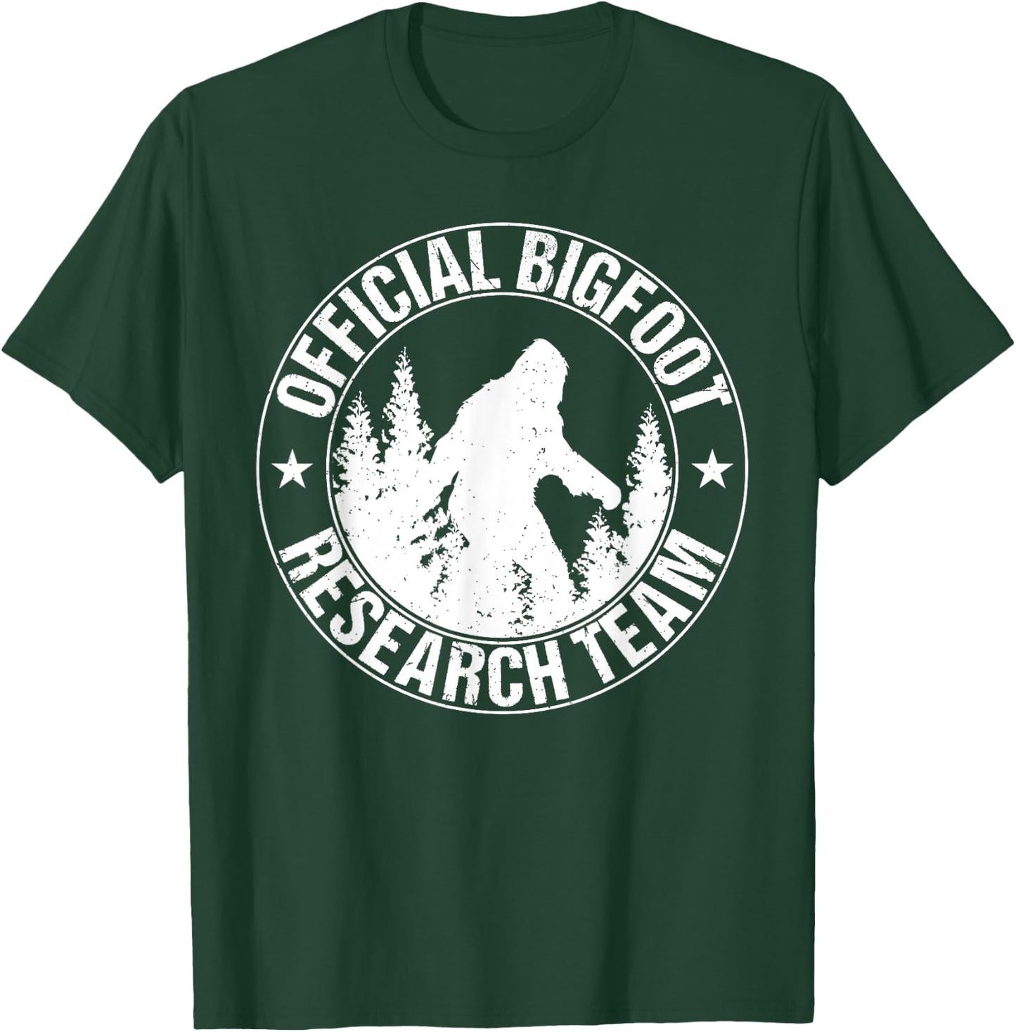 Bigfoot Research Team Cool Saying Sasquatch Funny Graphic T-Shirt - T-Shirt | Forest
