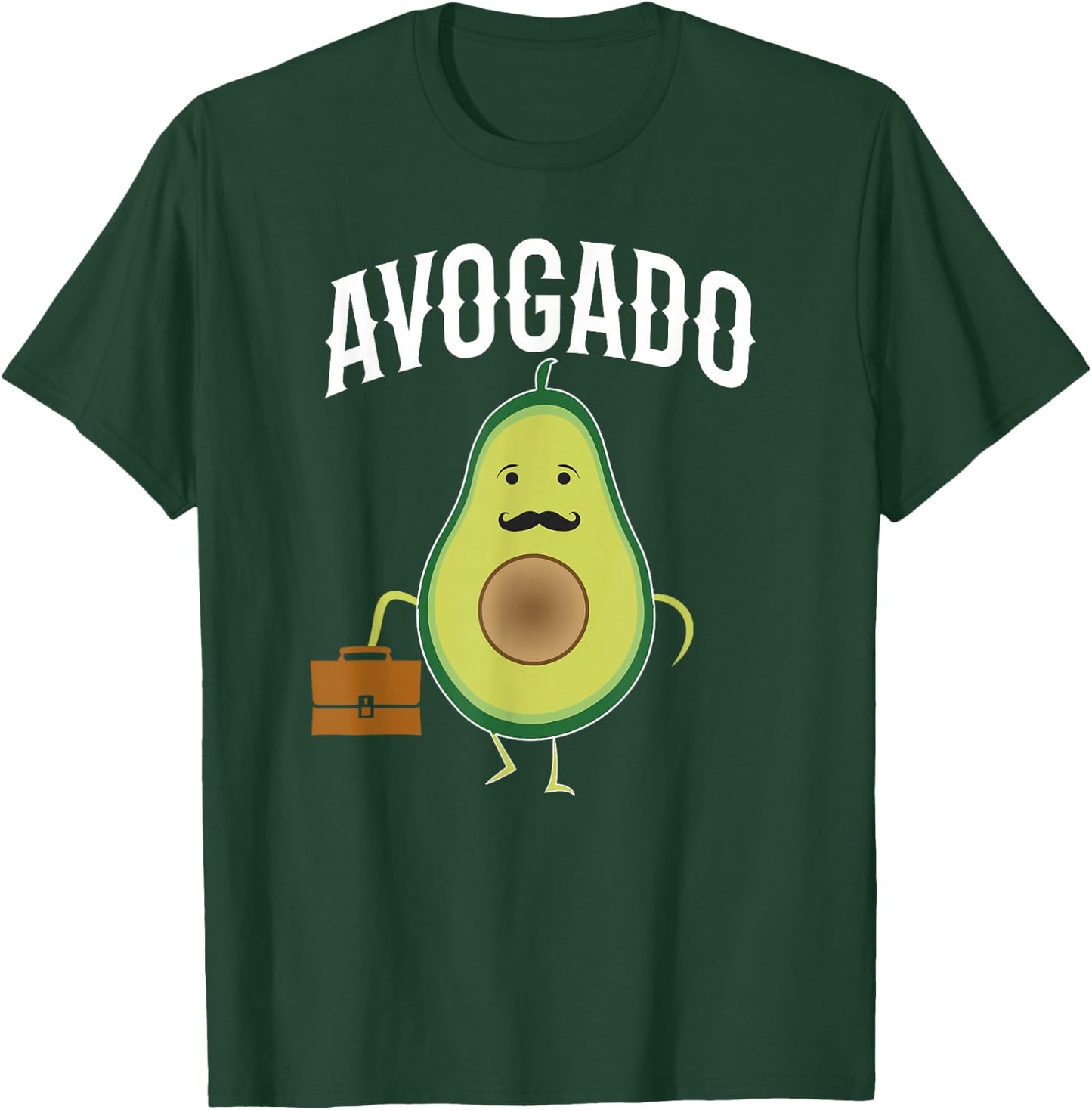 Avogado Abogado Spanish Lawyer Funny Pun Avocado Lover T-Shirt - T-Shirt | Forest