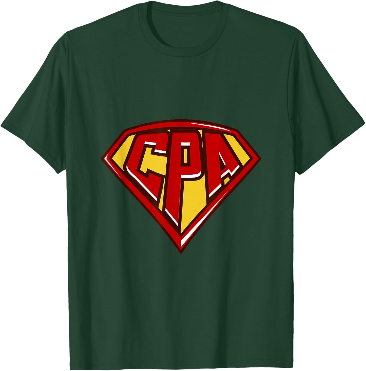 Accountant Superhero Shirt, CPA T Shirt, Finance T-Shirt - T-Shirt | Forest
