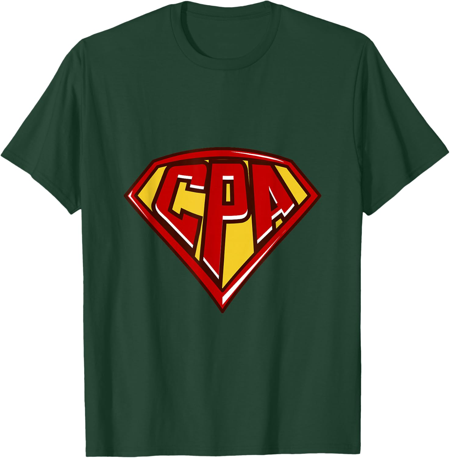 Accountant Superhero Shirt, CPA T Shirt, Finance T-Shirt - T-Shirt | Forest