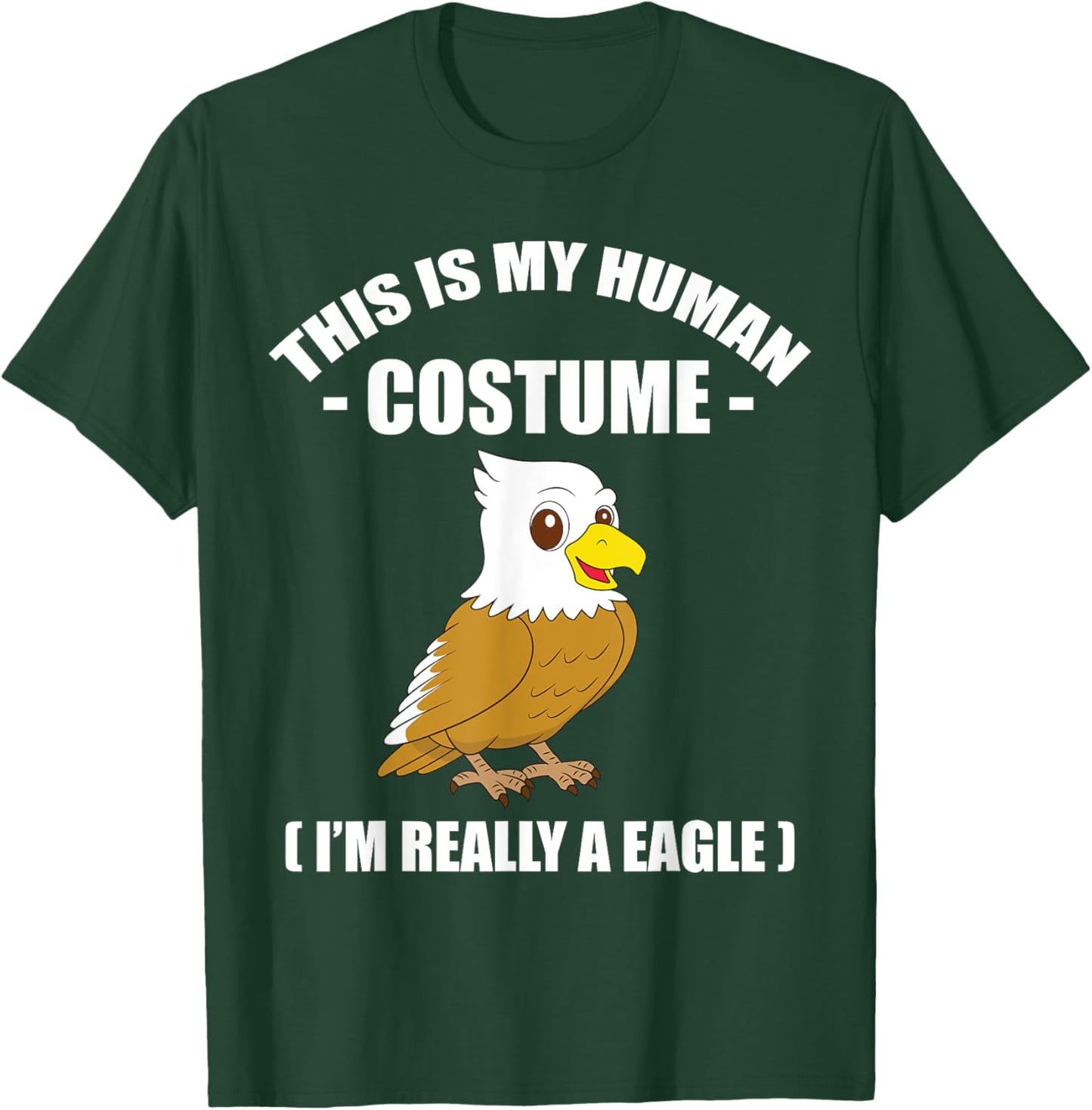 Funny Eagle Halloween Costume Men Women kids Eagle Gift T-Shirt - T-Shirt | Forest