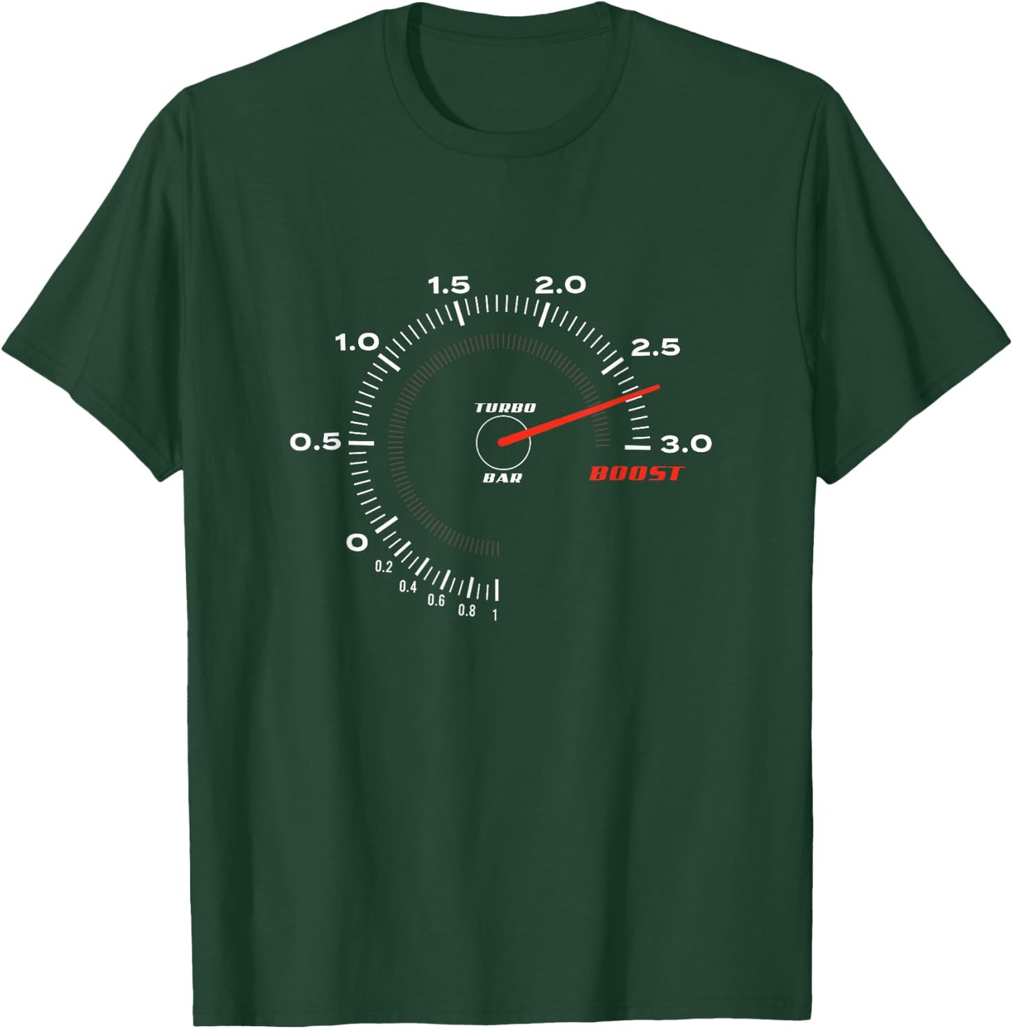 Turbometer Of A Turbocharger - Car Guy Auto Mechanic T-Shirt - T-Shirt | Forest