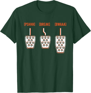 Manual Transmission Pedals Automobile Car Mechanic T-Shirt - T-Shirt | Forest