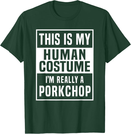 Porkchop Costume Shirt for a funny halloween top T-Shirt - T-Shirt | Forest
