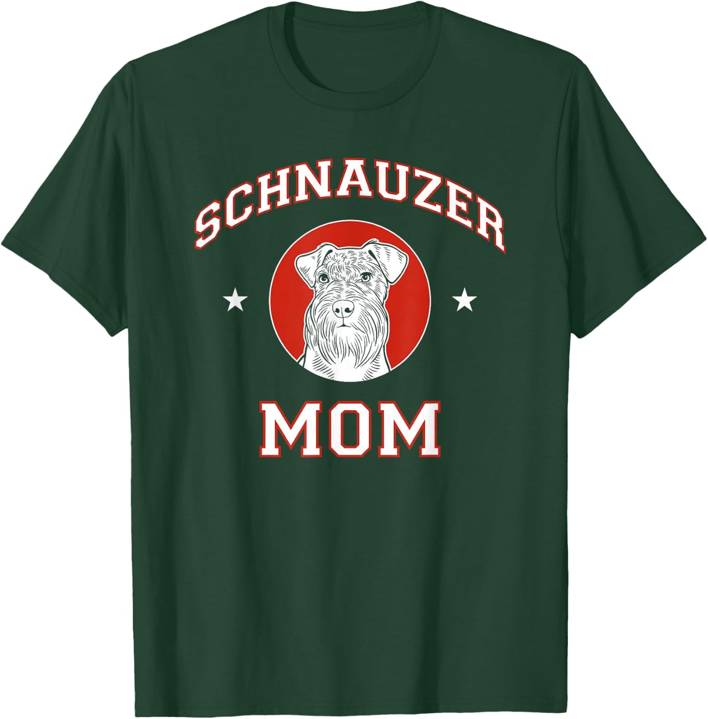 Schnauzer Mom Dog Mother T-Shirt - T-Shirt | Forest