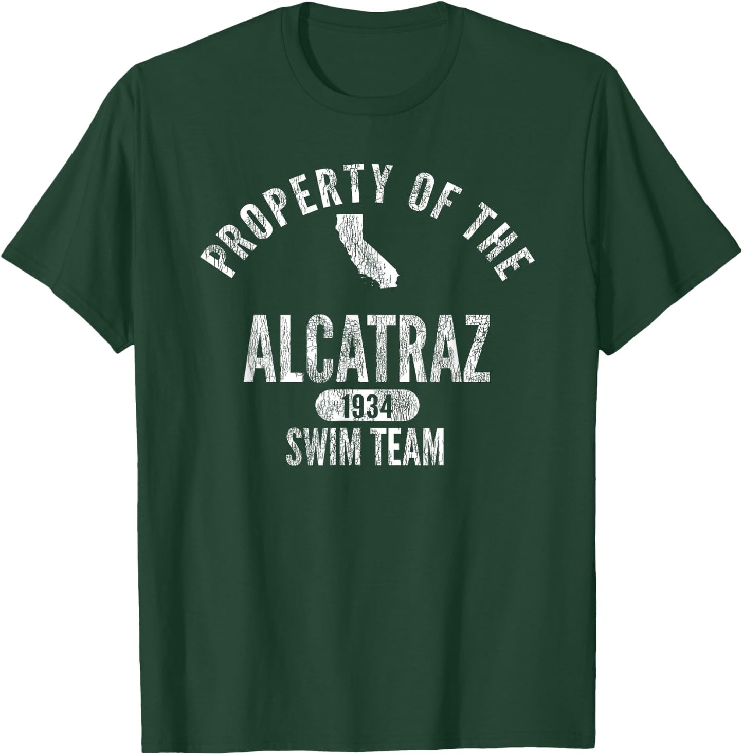 Alcatraz Swim Team T-Shirt - T-Shirt | Forest