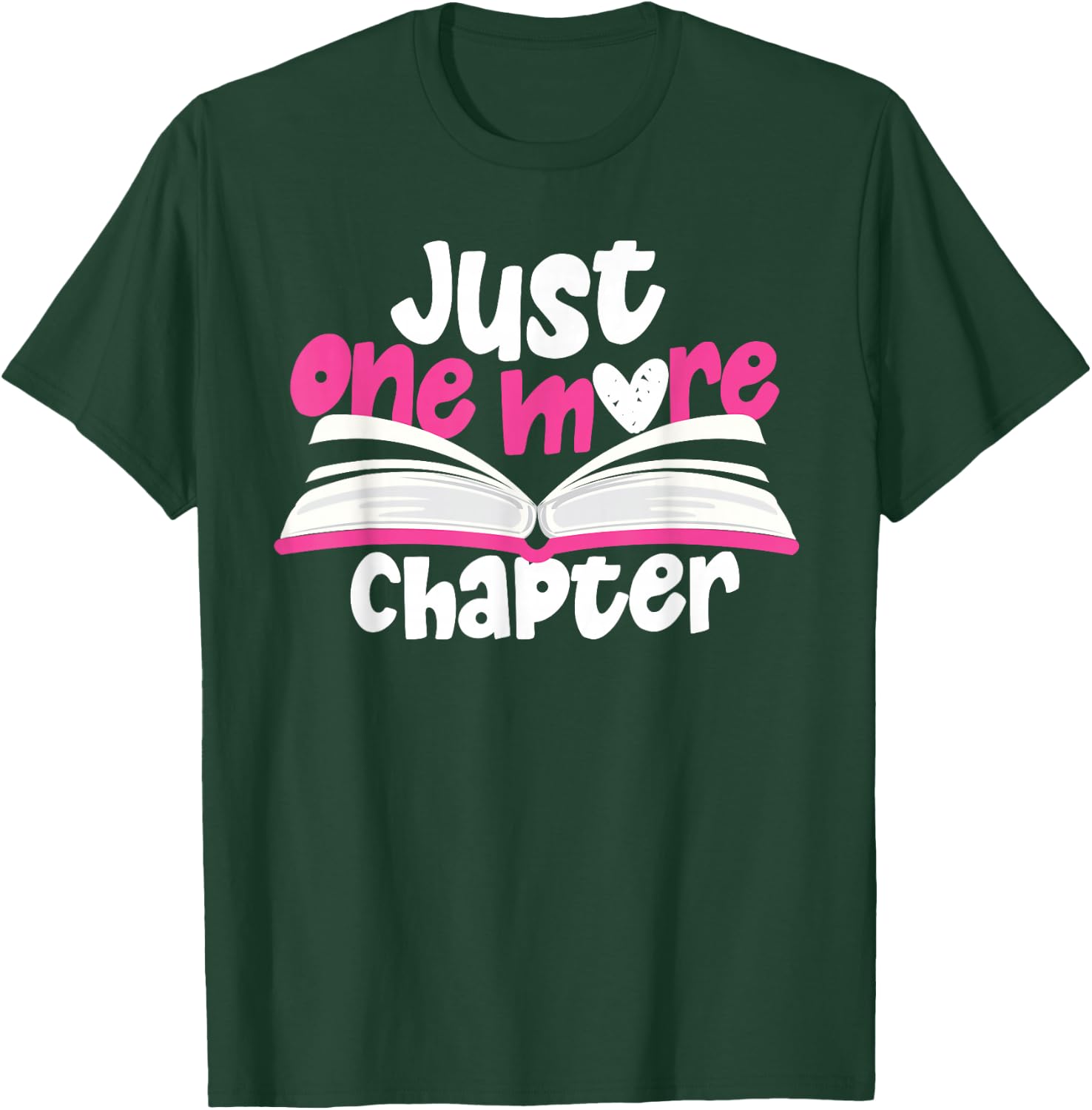 Lesen und Bcherwurm Design Ideen Just One Chapter Book - Women's Pink Short Sleeve - Small T-Shirt - T-Shirt | Forest