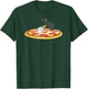 Pizza Rat Slicing A Slice of Pizza Funny T Shirt T-Shirt - T-Shirt | Forest