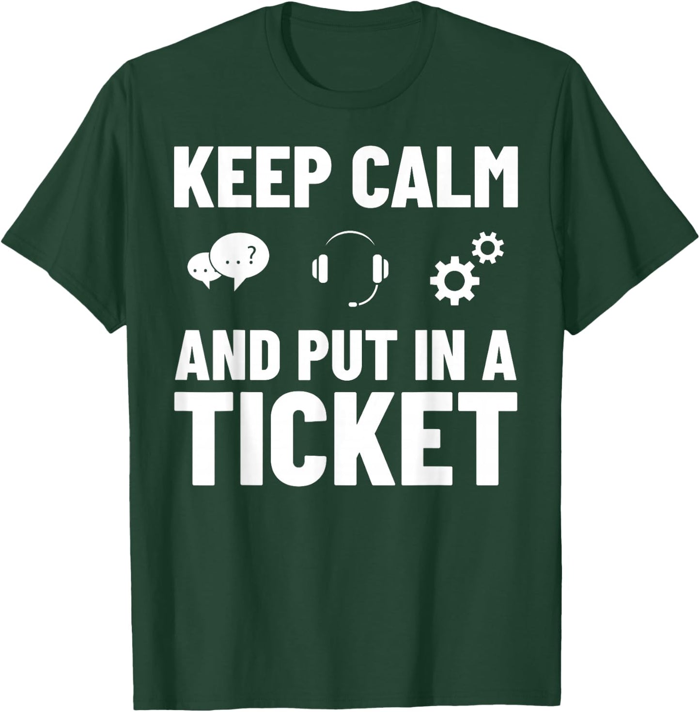 Tech Support IT Technical Engineer Helpdesk T-Shirt - T-Shirt | Forest