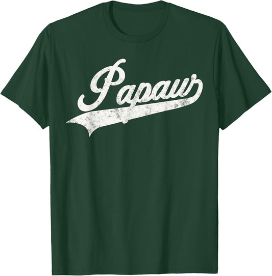Papaw Retro Style Funny Father’s day Gift Dad Grandpa T-Shirt - T-Shirt | Forest