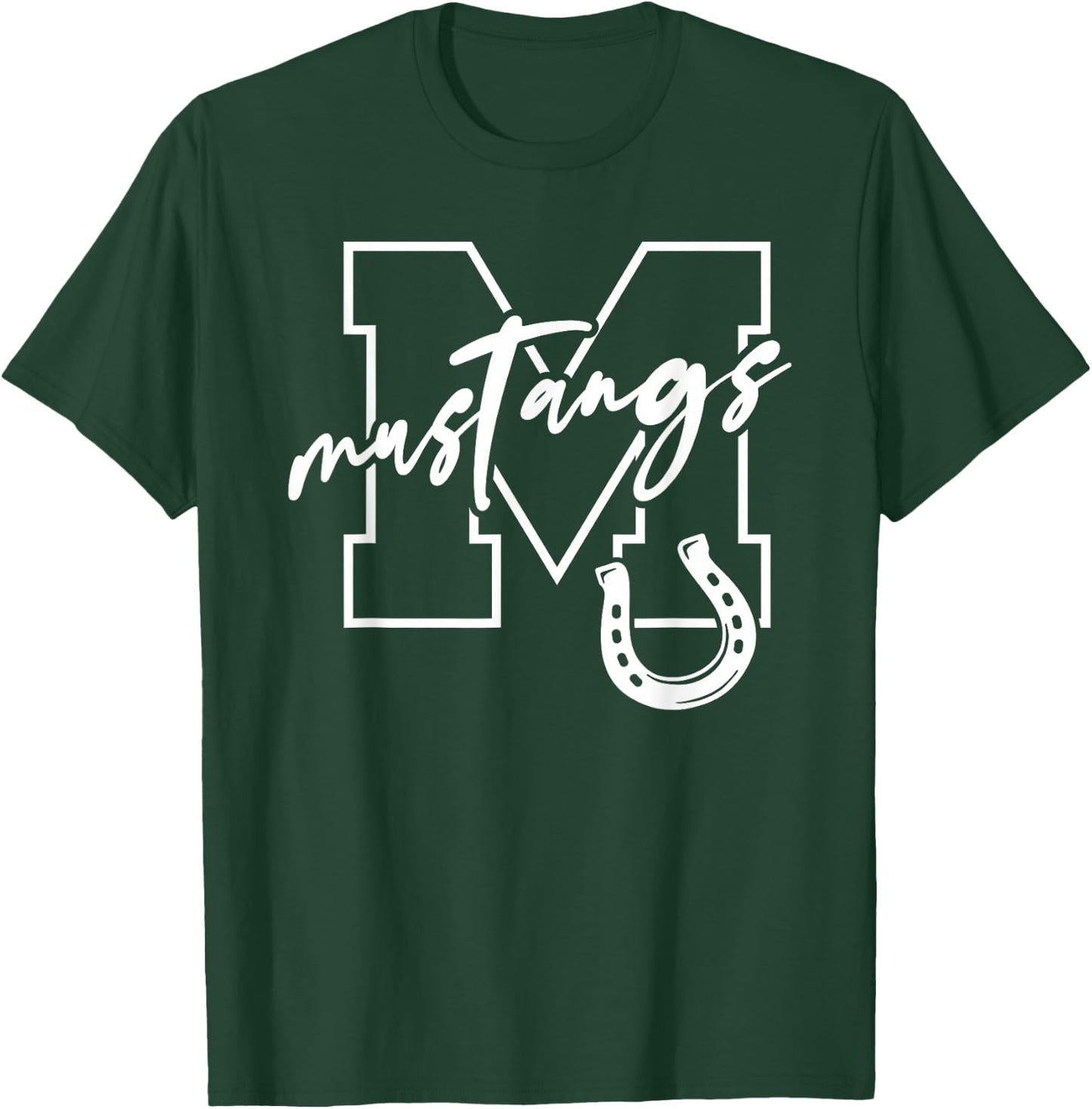 Mustangs T-Shirt - T-Shirt | Forest