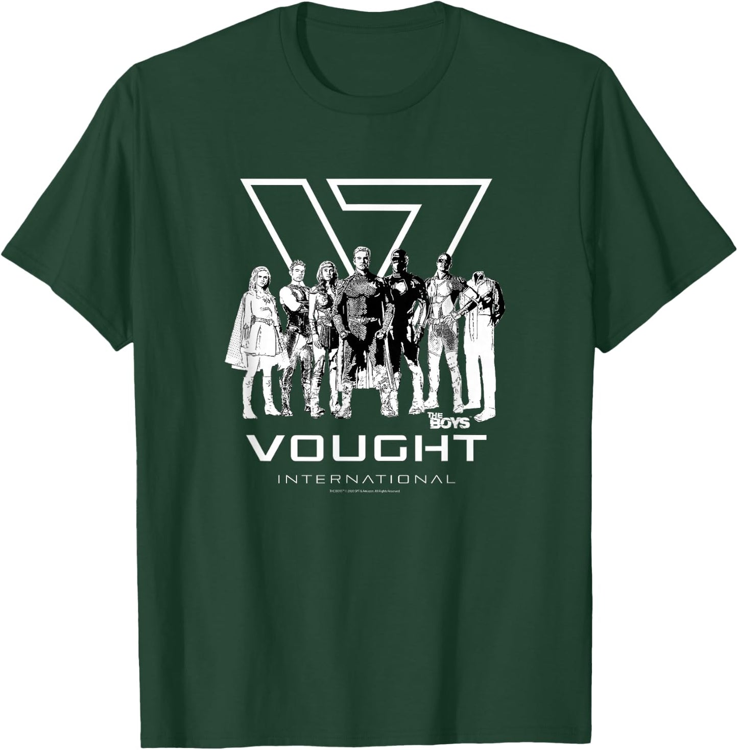 The Boys Vought Group Photo Superhero TV Show T-Shirt - T-Shirt | Forest