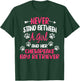 Never Stand Between A Girl And Her Chesapeake Bay Retriever T-Shirt - T-Shirt | Forest
