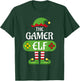 Gamer Elf Christmas Matching Group Family T-Shirt - T-Shirt | Forest