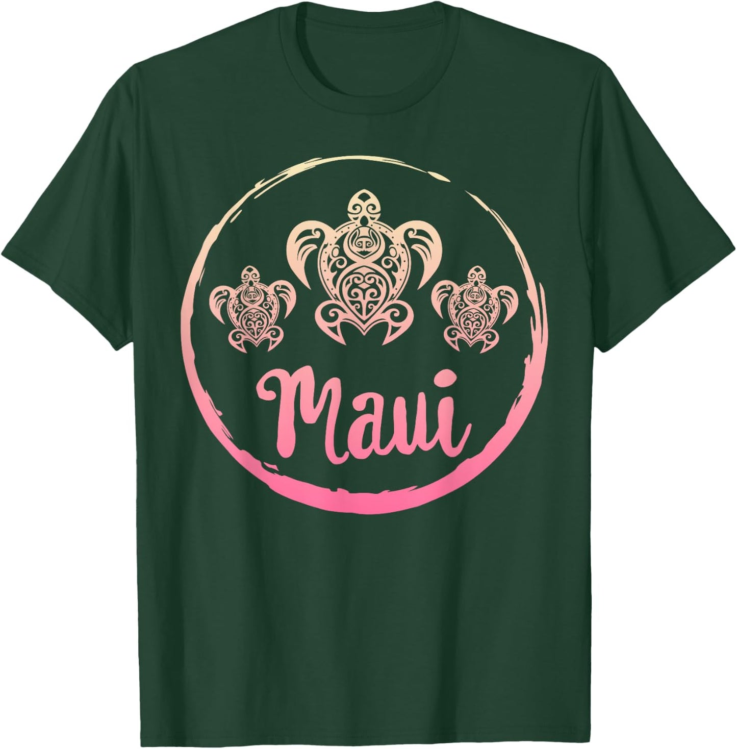 Hawaiian Sea Turtle Maui Sea Turtles Hawaiian Scuba Diving T-Shirt - T-Shirt | Forest
