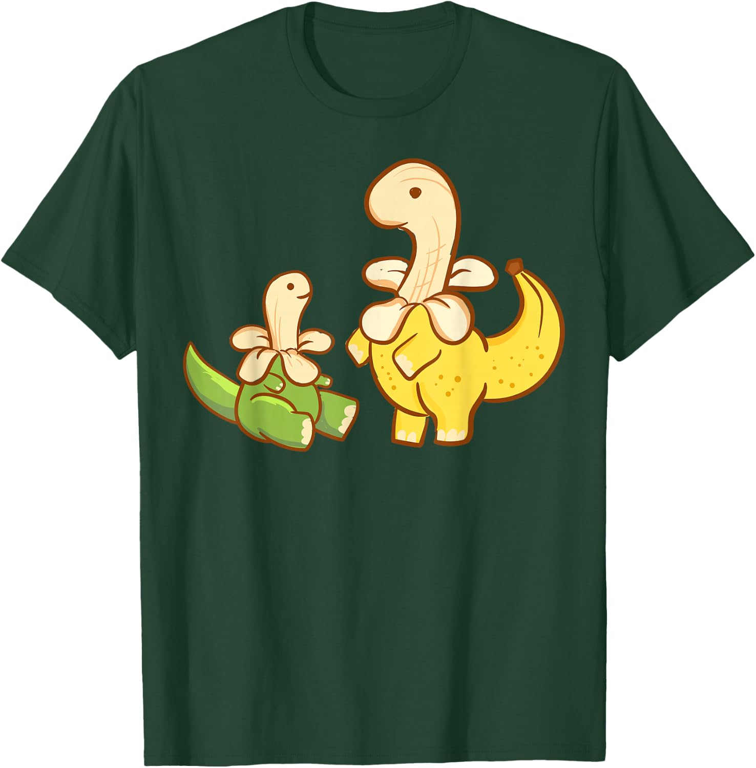 Cute Kawaii Anime - Banana Saurus Bananasaurus - Aesthetic T-Shirt - T-Shirt | Forest
