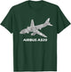 Airbus A320 Jet Airplane Cutaway Aviation Pilot Gift T-Shirt - T-Shirt | Forest